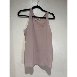 Frenchi Womens Mauve Pink Scoop Neck Sleeveless Tank Top Blouse Size M
